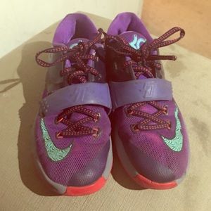 Kd Nike Kevin Durant purplegraypinkblue