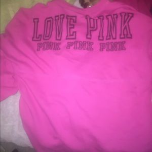 Pink pullover