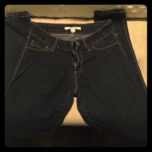 Never worn stretchy skinny jeans.