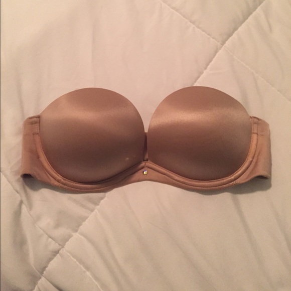 VS nude strapless bra 34B