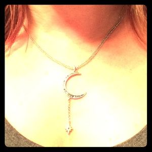 Lucky Brand Moon & Star Necklace