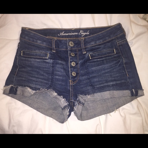 American eagle blue jean shorts