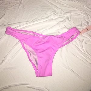 Victoria's Secret: scrunch bikini bottom, pink