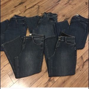 Lot of 5 jeans