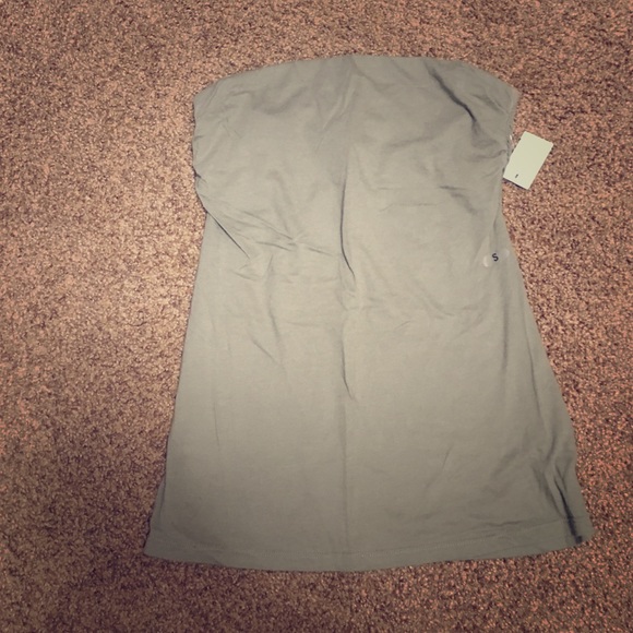 NWT Olive green tube top