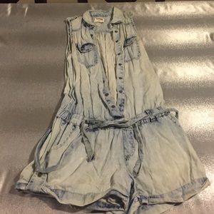 Blue jean jumpsuit