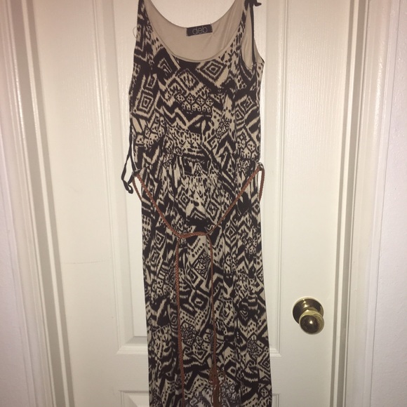 DEB high-low dress.