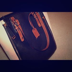 Black and Cream Tote