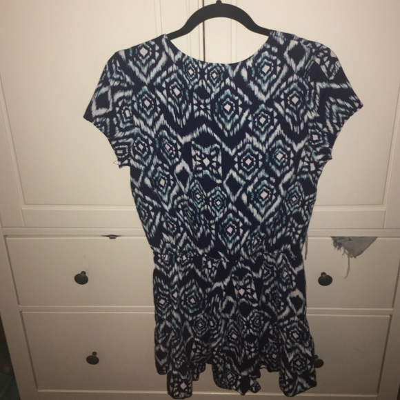 Blue patterned romper - Picture 2 of 2