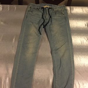 Pacsun Blue jean joggers
