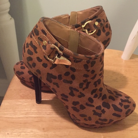 Leopard Booties