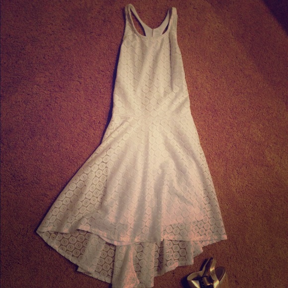 White Sleeveless Dress by Bailey Blue