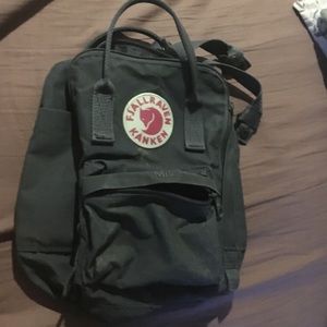 Blue fjallraven backpack