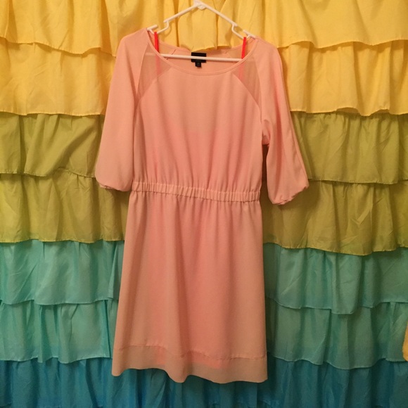 Vintage style peach dress
