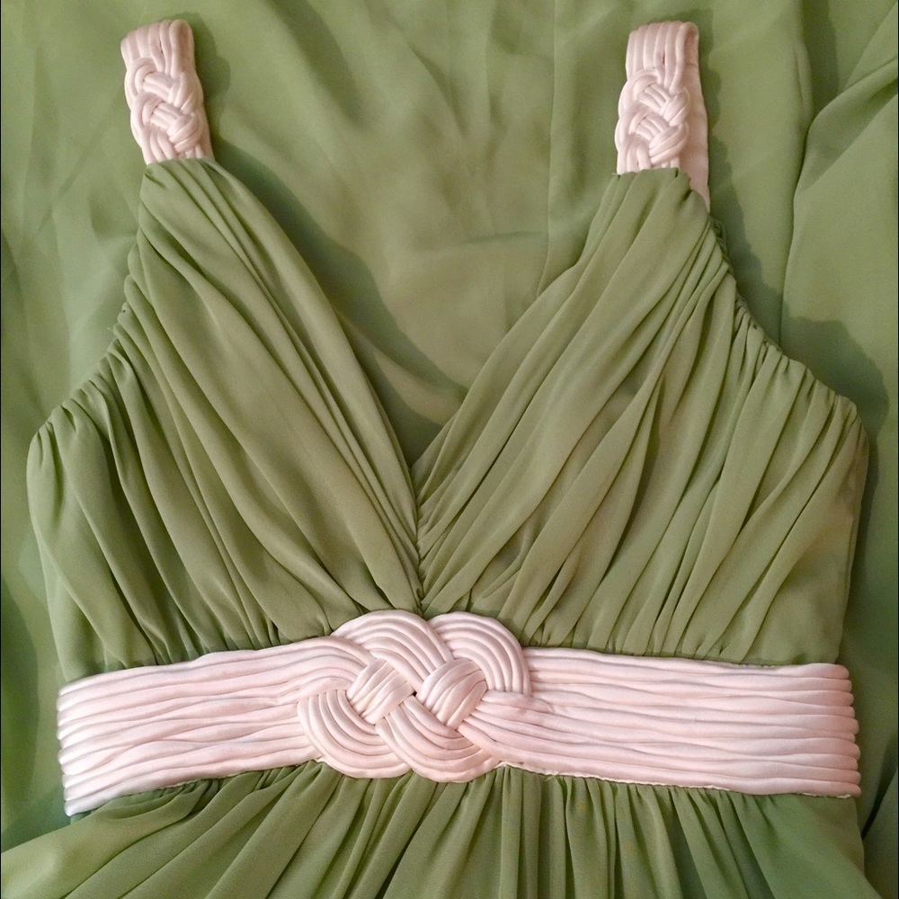 Braided Charmeuse Dress
