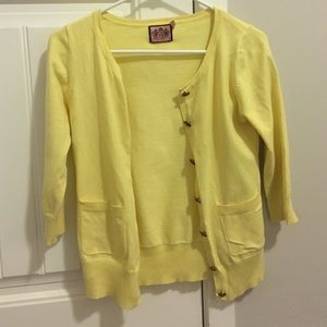 Yellow Juicy Couture Cardigan