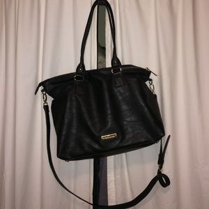Black Steve Madden Handbag with strap