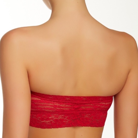 Free People Red Lace Bandeau - Picture 2 of 4