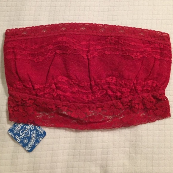 Free People Red Lace Bandeau - Picture 3 of 4