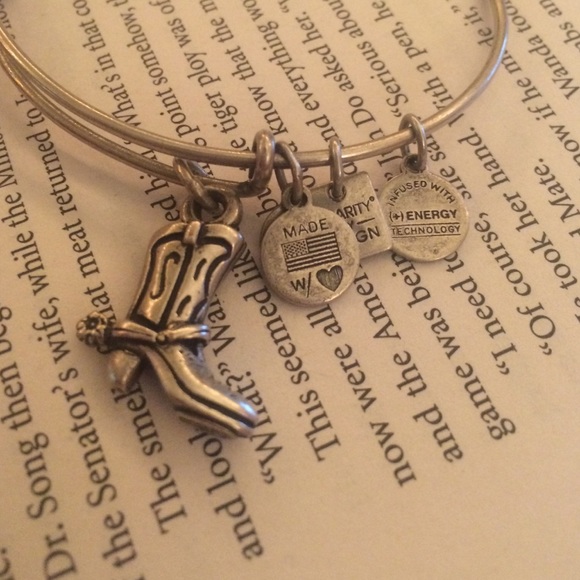 Alex and Ani Cowboy Boot Charm Bangle