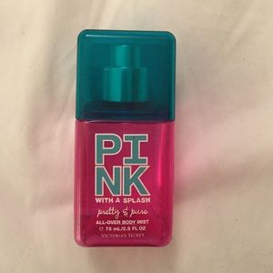 Pink body splash