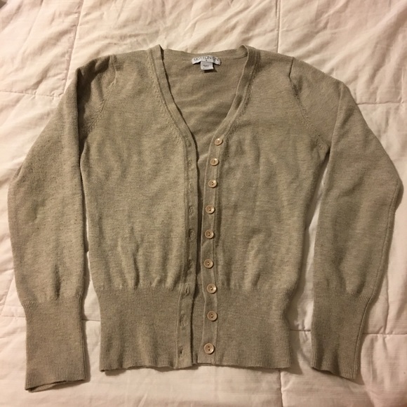 Tan cardigan