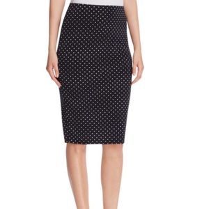 Vince Camuto Polka Dot Pencil Skirt