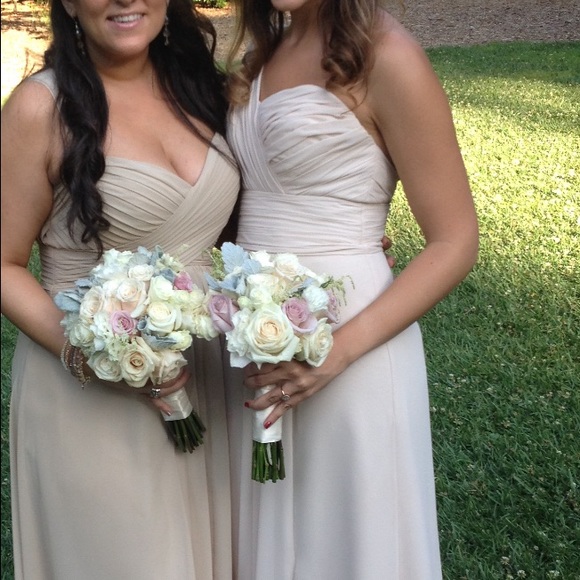 One shoulder bridesmaid dress