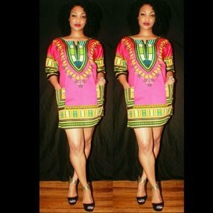 Pink Dashiki