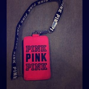 Vs pink lanyard