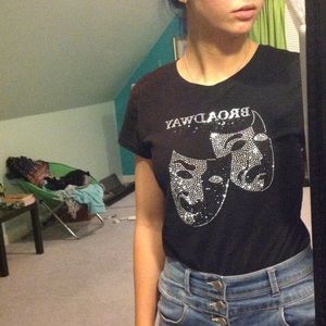 Beaded t-shirt, bought on Broadway