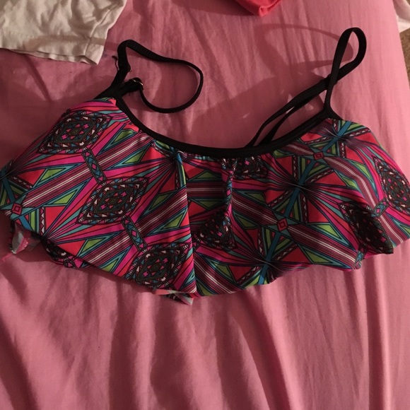 Cute pattern print bikini top - Picture 1 of 2