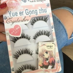 5 pairs of women's false eyelashes