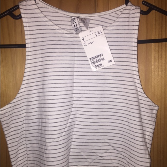 Striped crop top