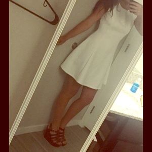 Forever 21 White Textured Dress