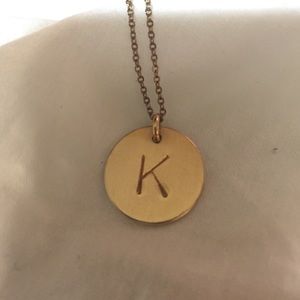 Kate Spade "K" necklace