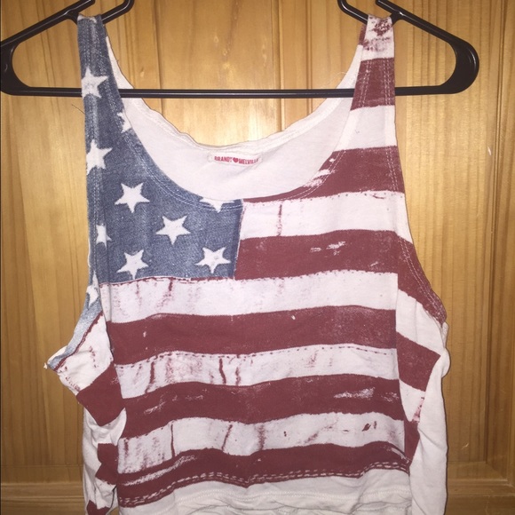 American flag  top
