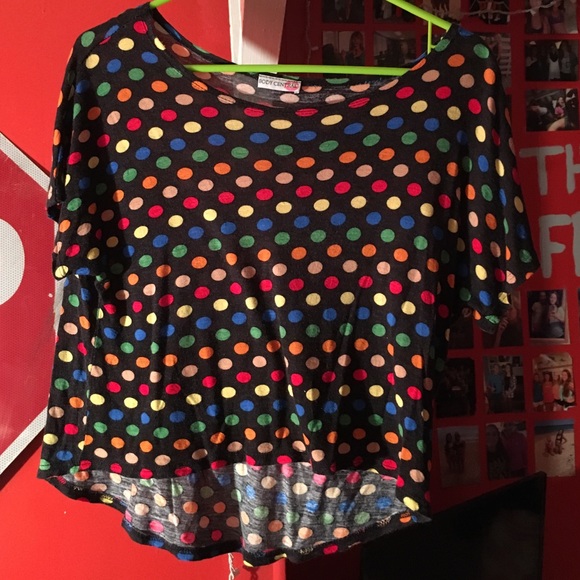 Body central crop top