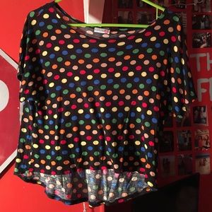 Body central crop top