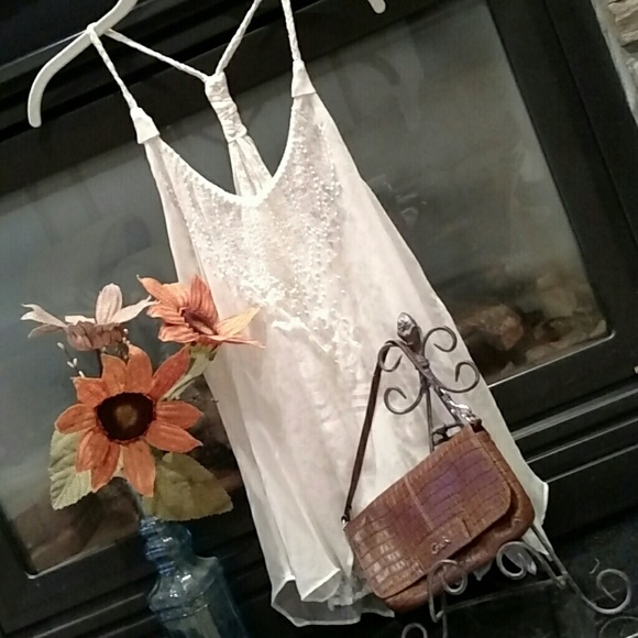 Miss Me,Off White, Chiffon layer on top, Lace unde