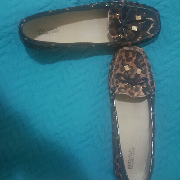 Michael Kors Leopard Loafers