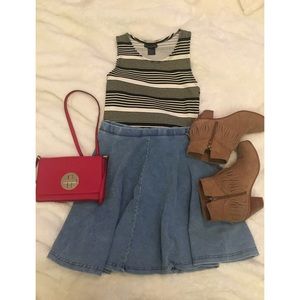 Topshop Denim Skirt!