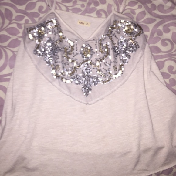 Tan Hollister dressy tank top!✨