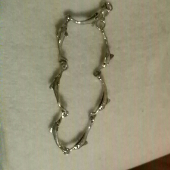 Vintage tiffany co. Silver dolphin bracelet