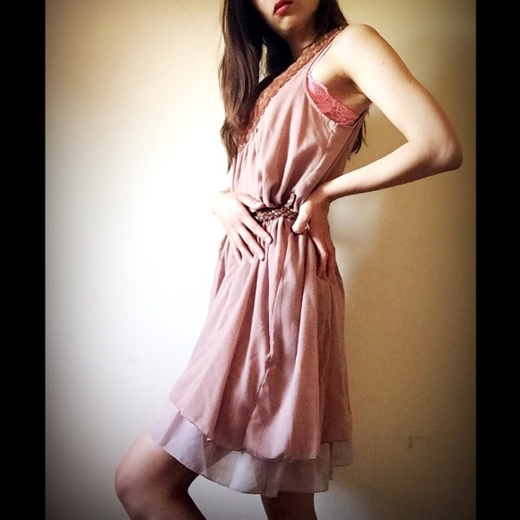 Breezy pink summer dress