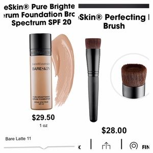 Bareminerals bareskin liquid foundation