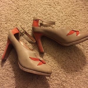 Miss Albright leather and suede pumps
