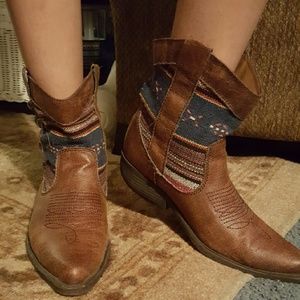 Steve Madden cowboy booties