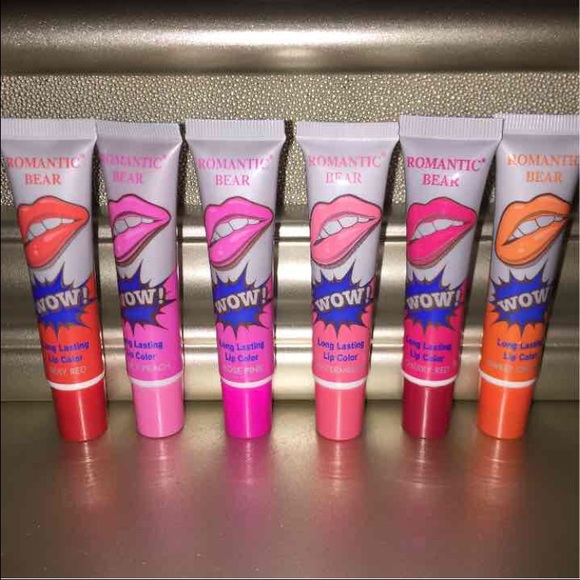 Romantic bear peel lip stains