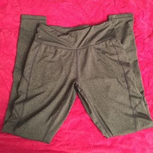 Gray reebok high waisted leggings